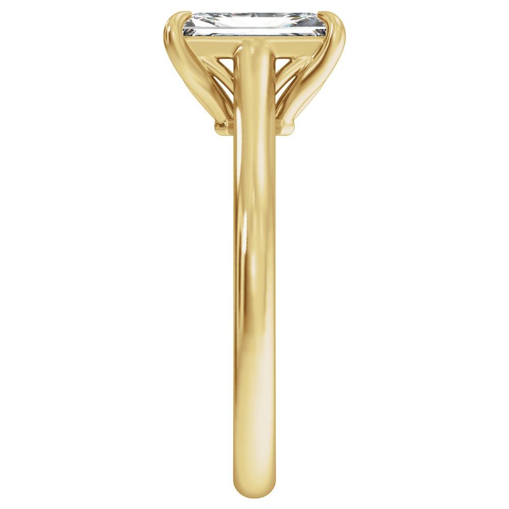 2 carat diamond ring recycled gold