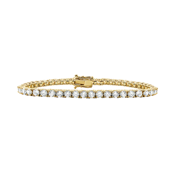 TENNIS BRACELET WITH NATURAL DIAMONDS