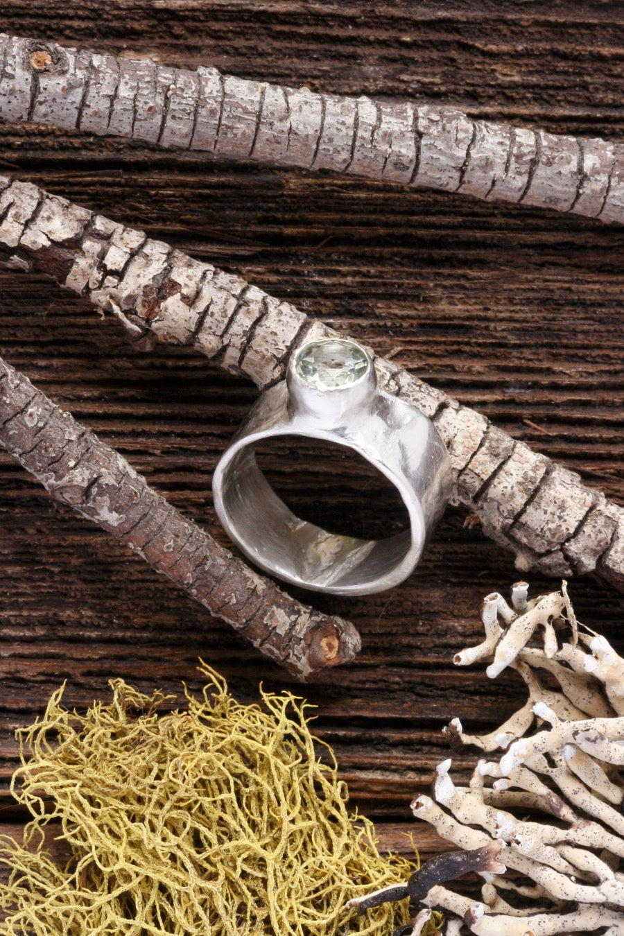Green Quartz Ring
