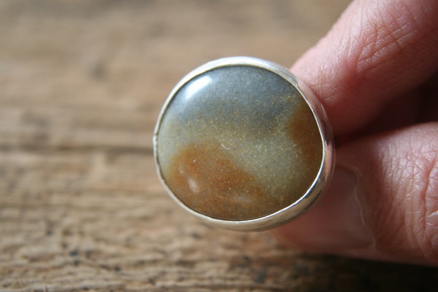 Beach Jasper Ring