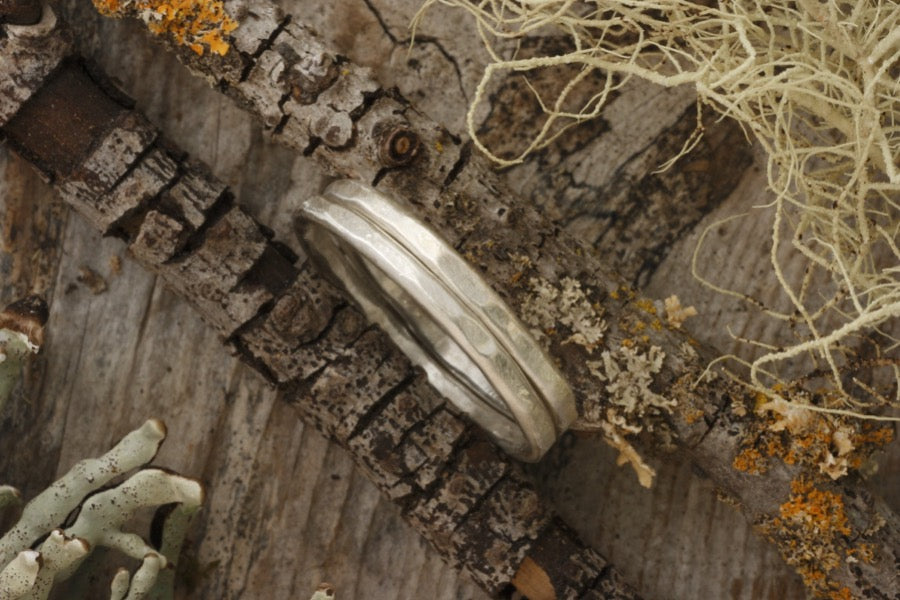 Wedding Band in Recycled Fine Silver
