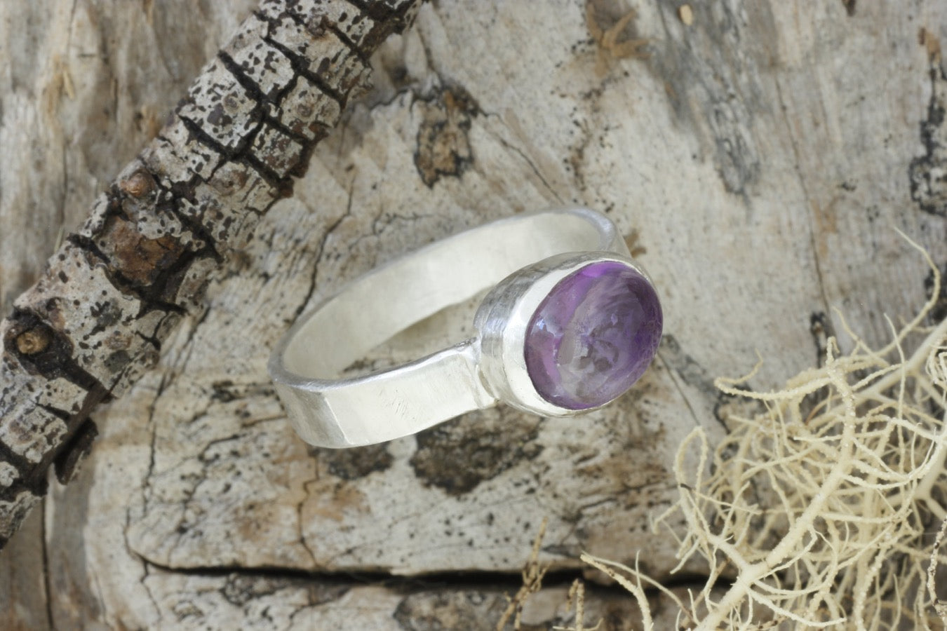 Amethyst Ring in Silver
