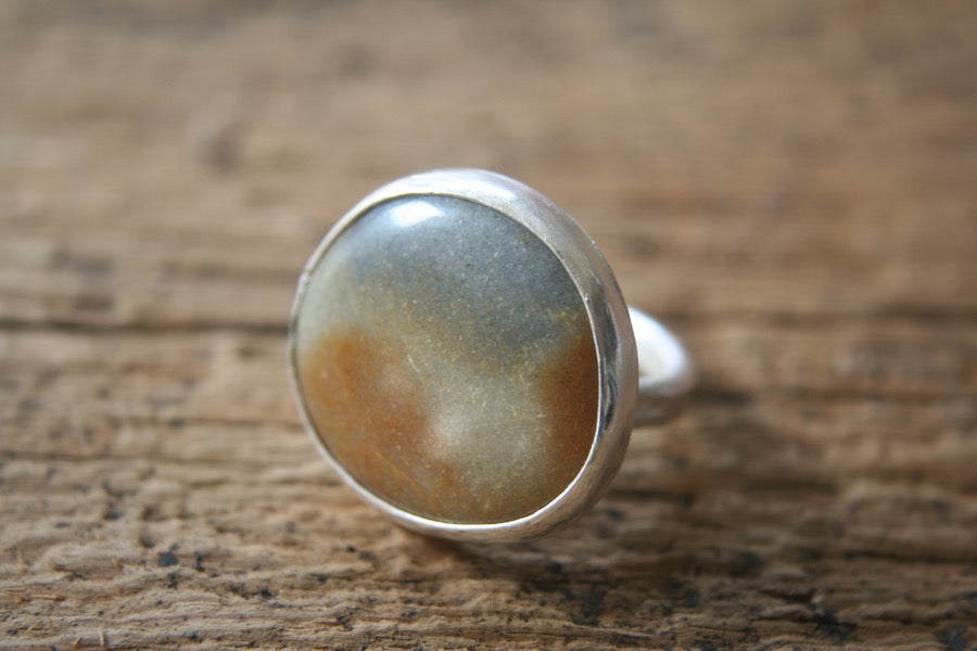 Beach Jasper Ring