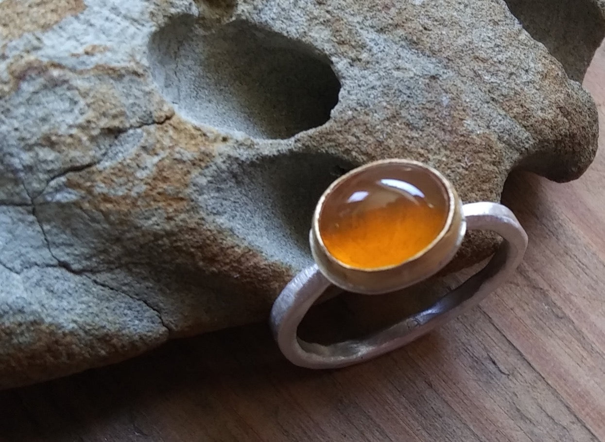 Fire Opal Ring