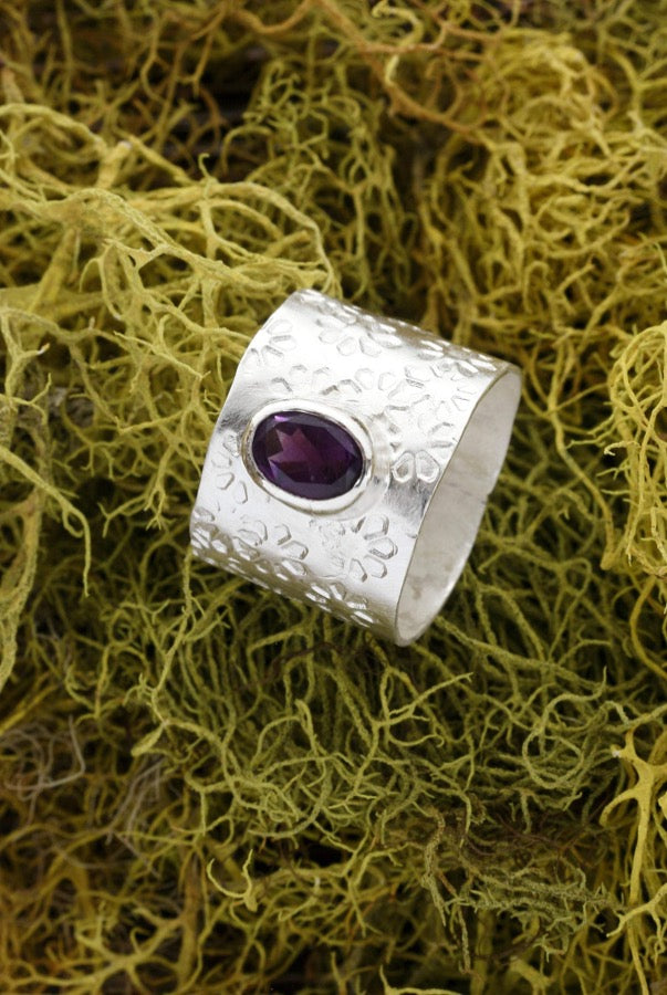 Amethyst Ring Silver