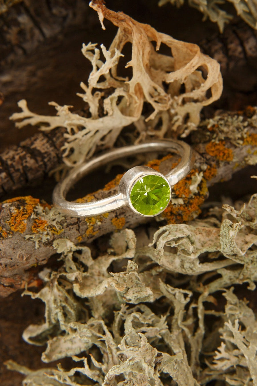 Peridot Sterling Silver Ring