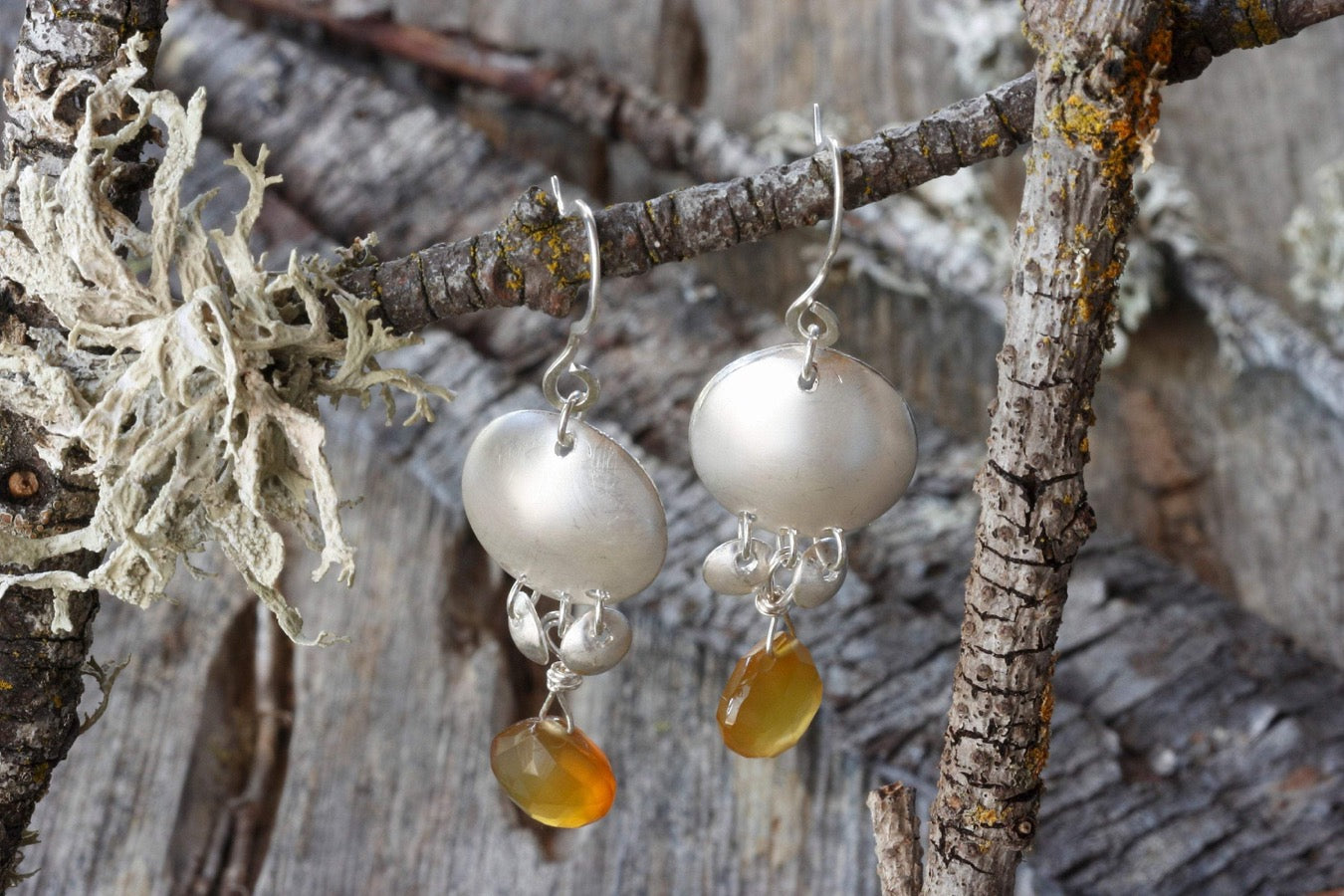 chalcedony earrings