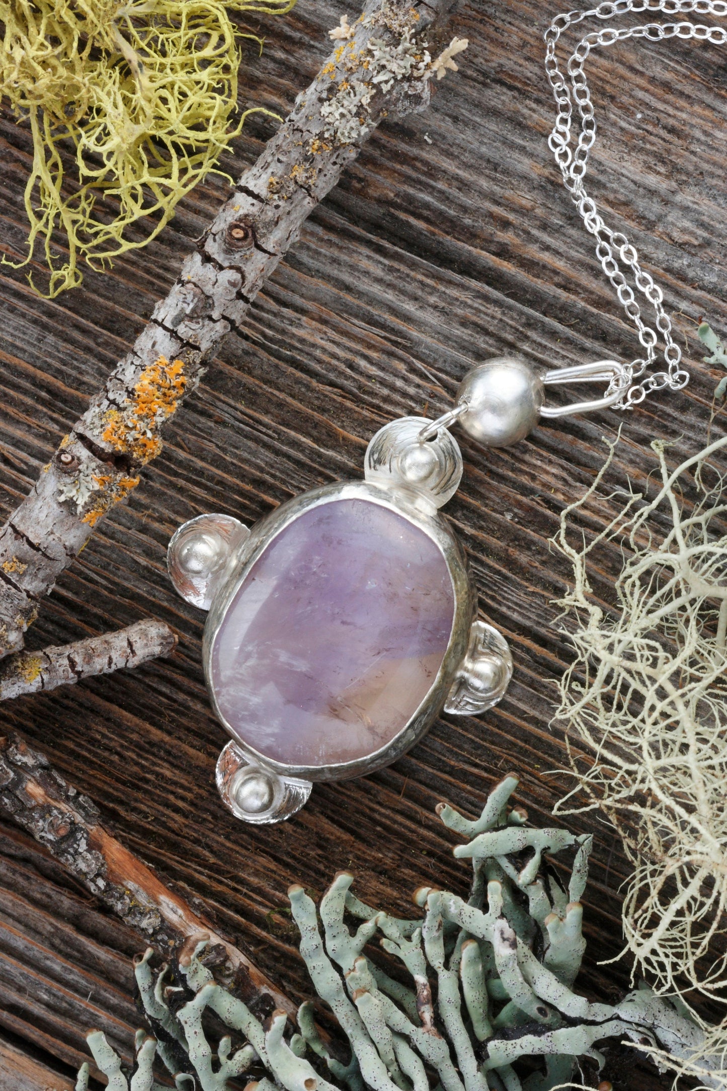 Ametrine Pendant in Sterling Silver