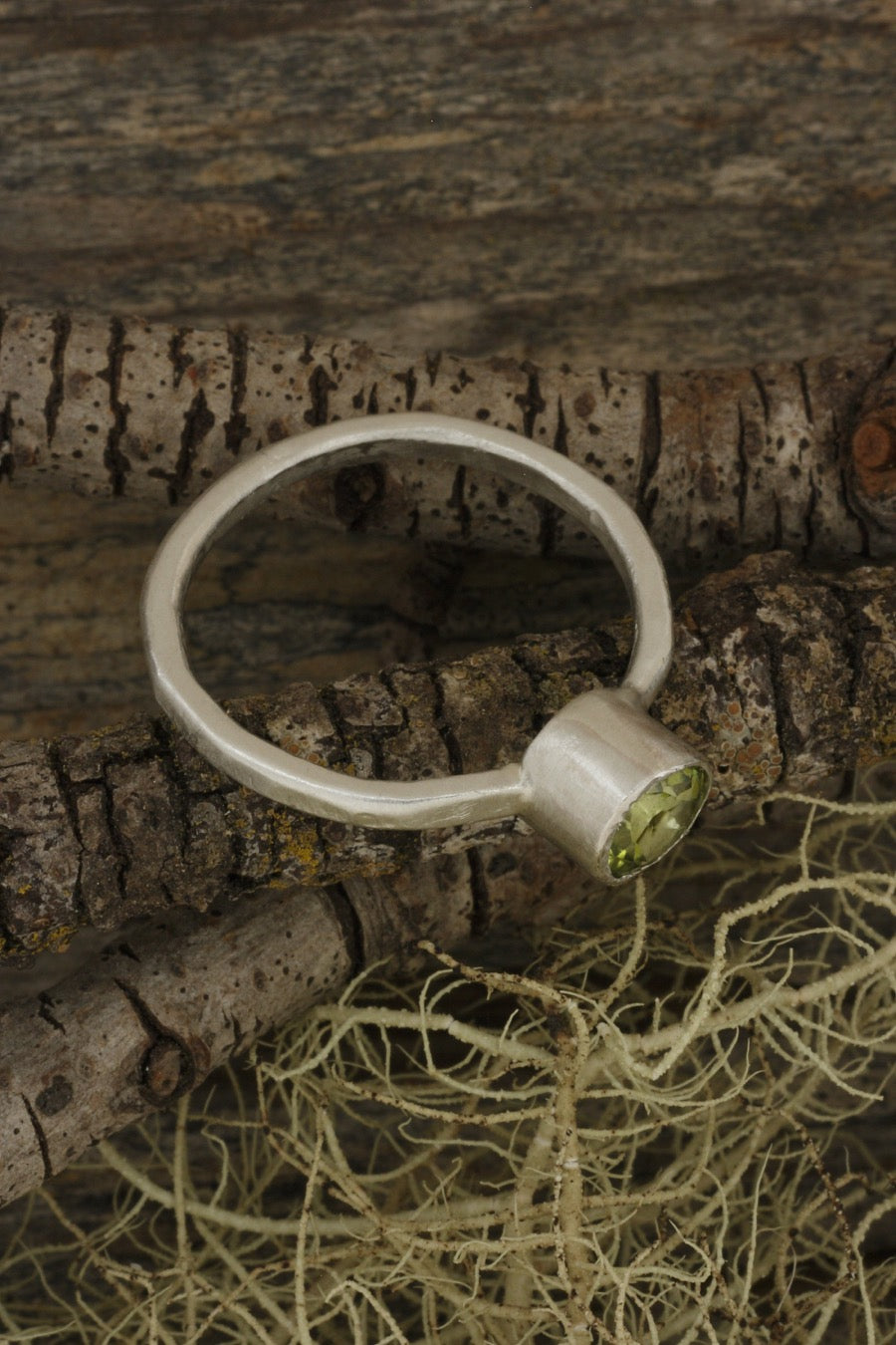 Peridot Sterling Silver Ring