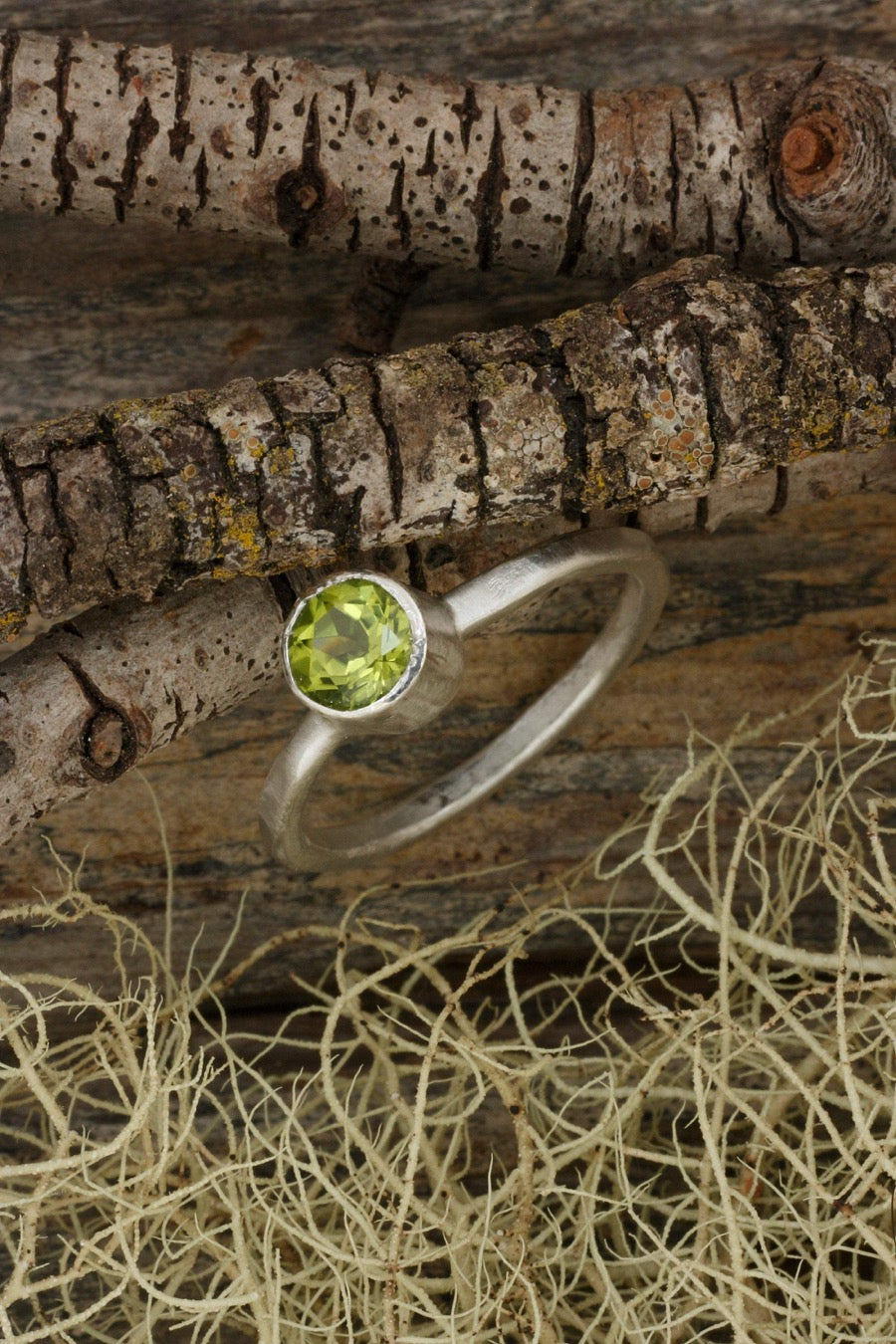 Peridot Sterling Silver Ring