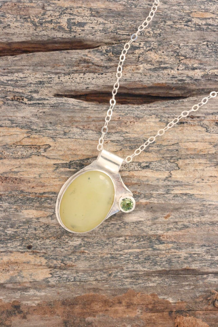 peridot necklace