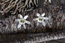Load image into Gallery viewer, Peridot Stud Convertible Earrings in Sterling Silver
