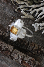 Load image into Gallery viewer, Citrine Sterling Silver ring
