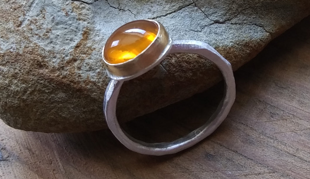 Oreon Fire Opal Ring