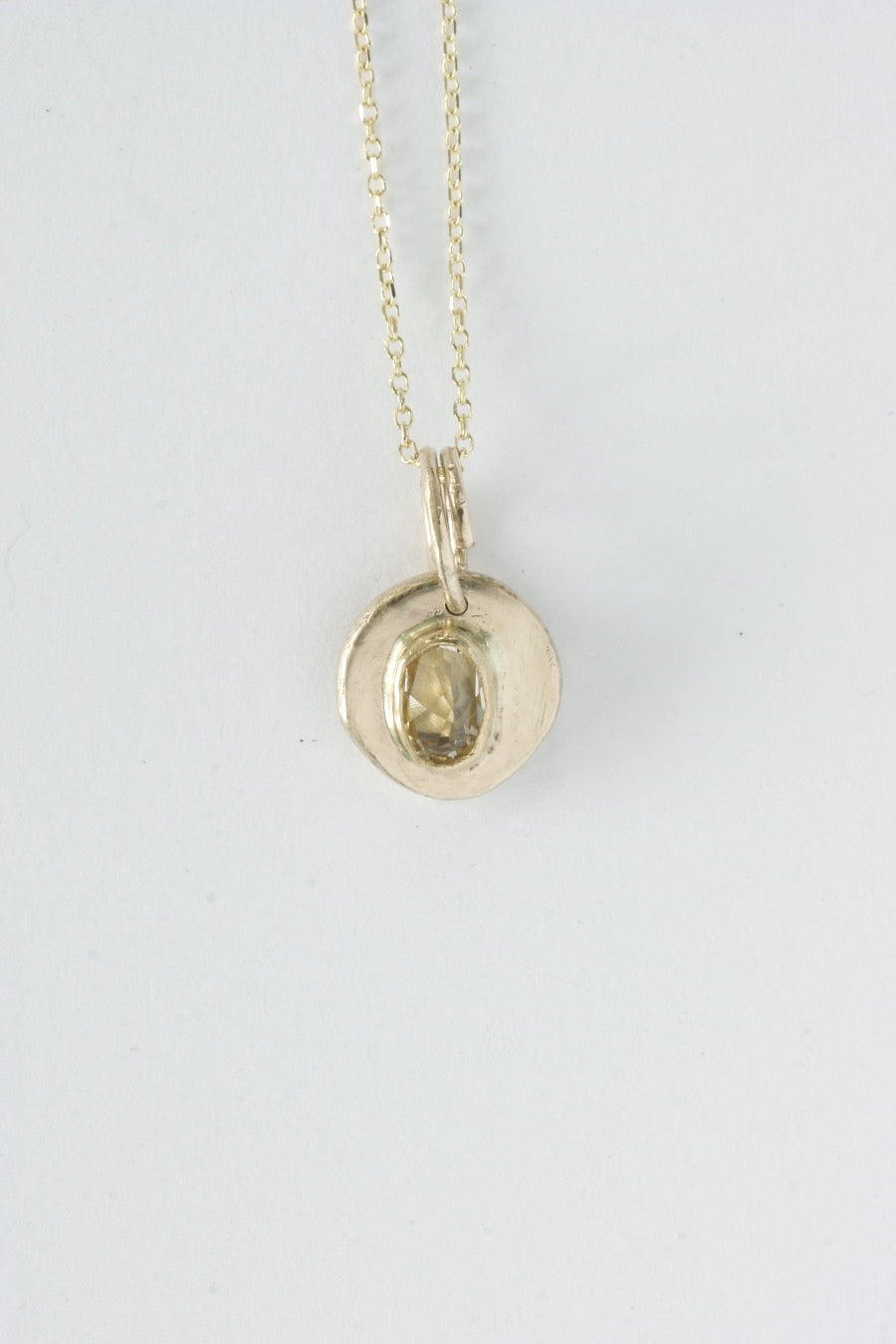 Gold Sunstone Necklace