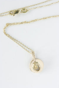 Gold Sunstone Necklace