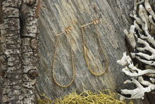 Load image into Gallery viewer, 18K Gold chain earrings
