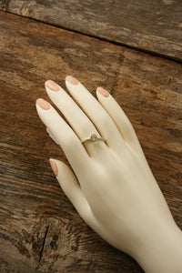 White Topaz Ring in Sterling Silver