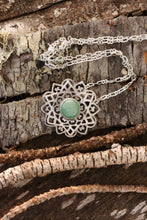 Load image into Gallery viewer, Celtic knot necklace aventurine
