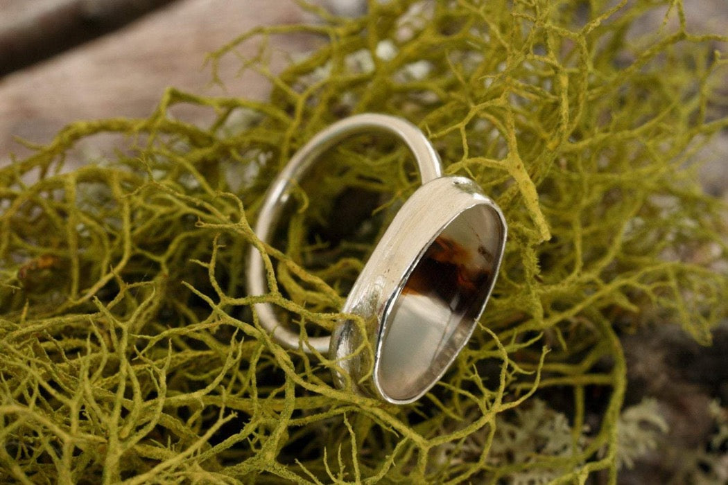 Agate in Sterling Silver Ring