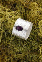 Load image into Gallery viewer, Amethyst Ring Silver
