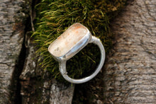 Load image into Gallery viewer, Sunstone Ring in  Sterling Silver
