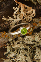 Load image into Gallery viewer, Peridot Sterling Silver Ring
