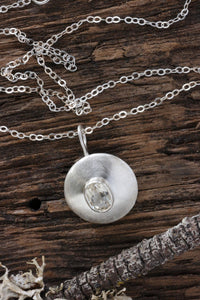 Oregon Sunstone Pendant in Sterling Silver