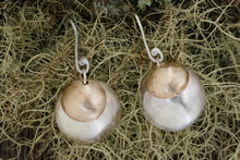 Load image into Gallery viewer, Dome earrings in 14K Gold and  Sterling
