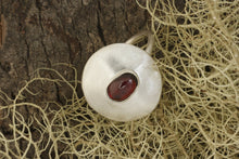 Load image into Gallery viewer, Garnet Ring in Fine Recycled Silver
