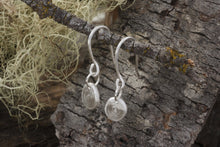 Load image into Gallery viewer, Silver Pebble Earrings in Fine Silver
