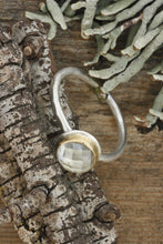 Load image into Gallery viewer, Rose Cut White Topaz Ring
