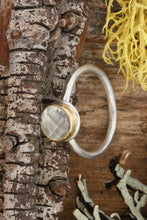 Load image into Gallery viewer, Rose Cut White Topaz Ring
