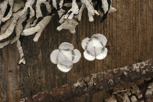 Sterling Silver Stud Flowers