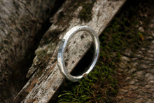 Load image into Gallery viewer, Wedding Band in  Recycled Fine Silver
