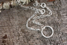 Load image into Gallery viewer, Silver infinity necklace
